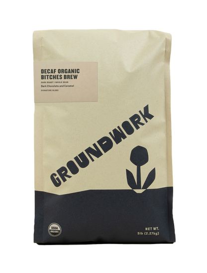 5lb Decaf organic bitches brew dark roast